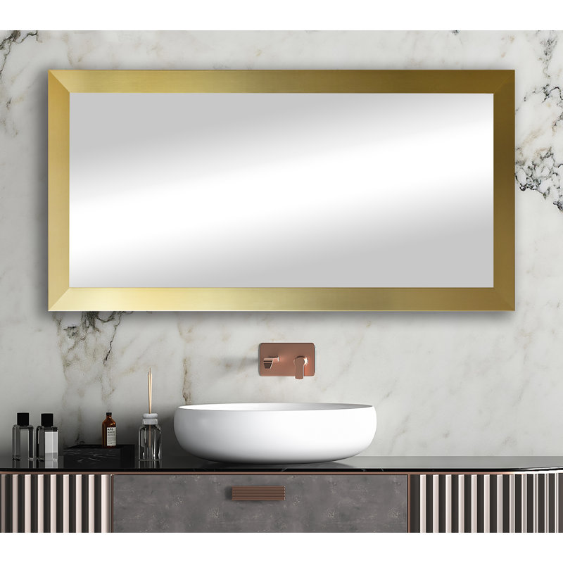 Mirror, 33" x 52", Gold
