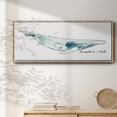 Whale II- Framed Canvas