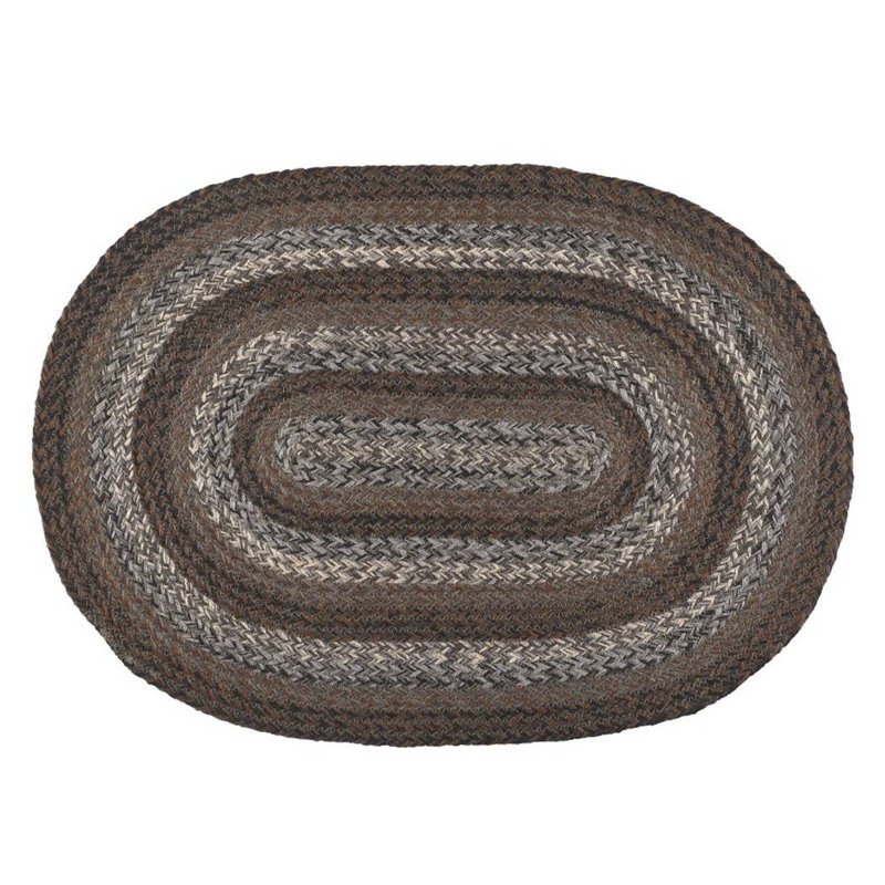 Caeleigh Cotton Geometric Rug, Oval 2'3" x 4'