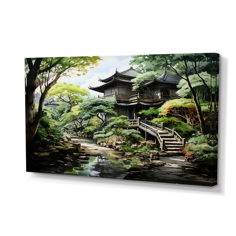 Japon Art Zen Garden Serenity I - estampes murales japonaises