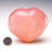 Hand-Carved Rose Quartz Healing Heart | Madagascar