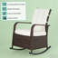 Fauteuil inclinable et berçant en rotin d'extérieur-546300049-546300050