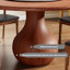 Otelia Farmhouse Solid Wood Round Dining Table Mid-Century Modern Kitchen Table For 4/6/8/10-392658036