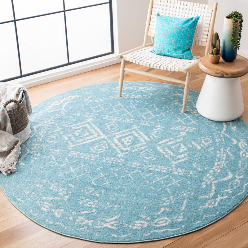 Strobel Performance Southwestern Rug, Round 6'7"