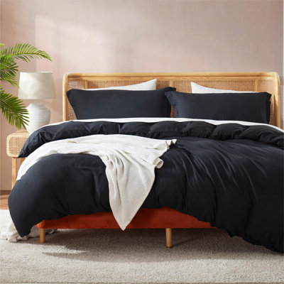 Ensemble de housse de couette en microfibre 