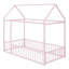 Structure de lit en métal avec clôture-1940915851