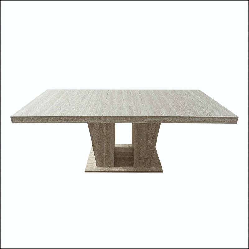 Table de salle à manger extensible Travertine