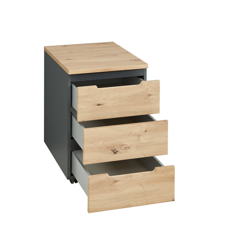 Ruthford 3 -Drawer Storage Cabinet