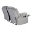 61" Velvet Loveseat Recliner,Manual Motion Reclining Chair With USB Port