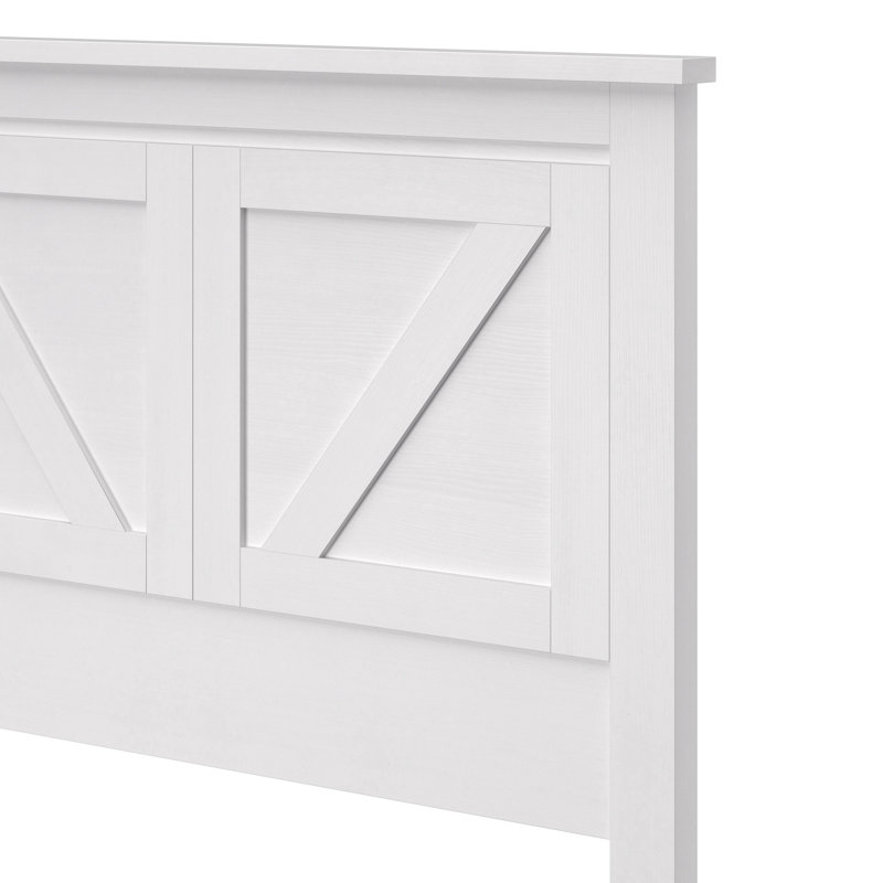 Faulkner Solid Wood Headboard, White, Twin