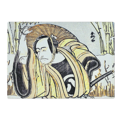 Tempered Glass the Fifth Ichikawa Danjuro by Katsukawa Shunko Chopping Board