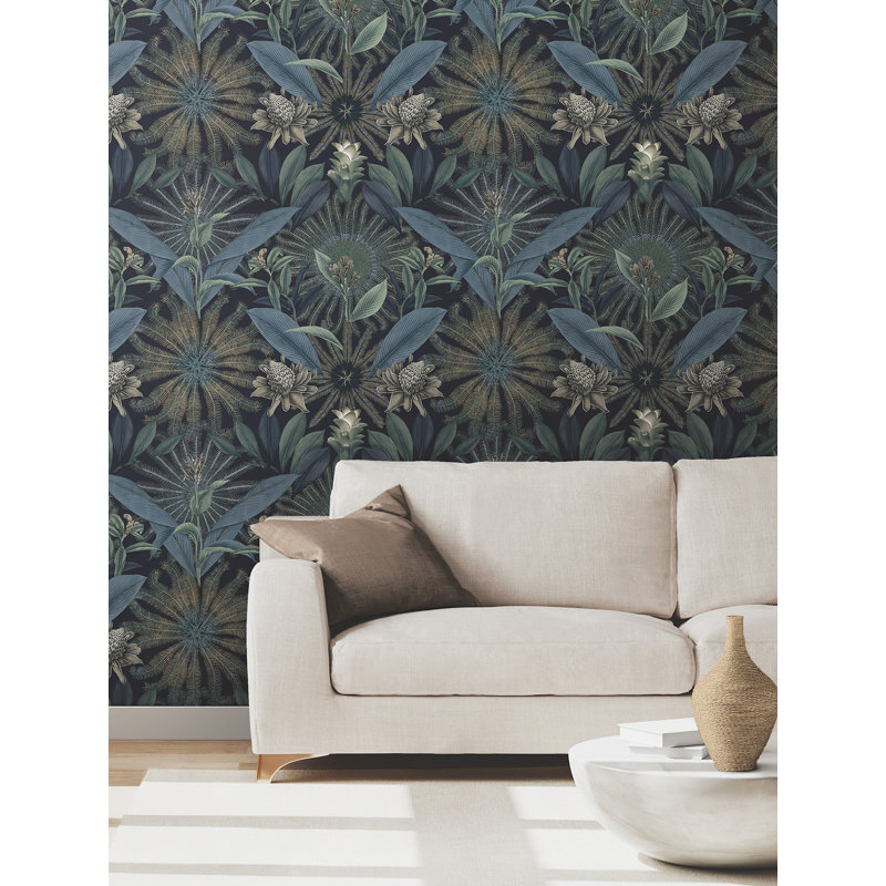 Papier peint Enchanted Garden, Bleu