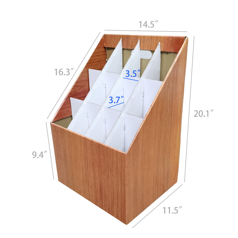Cardboard Stackable File Organizer