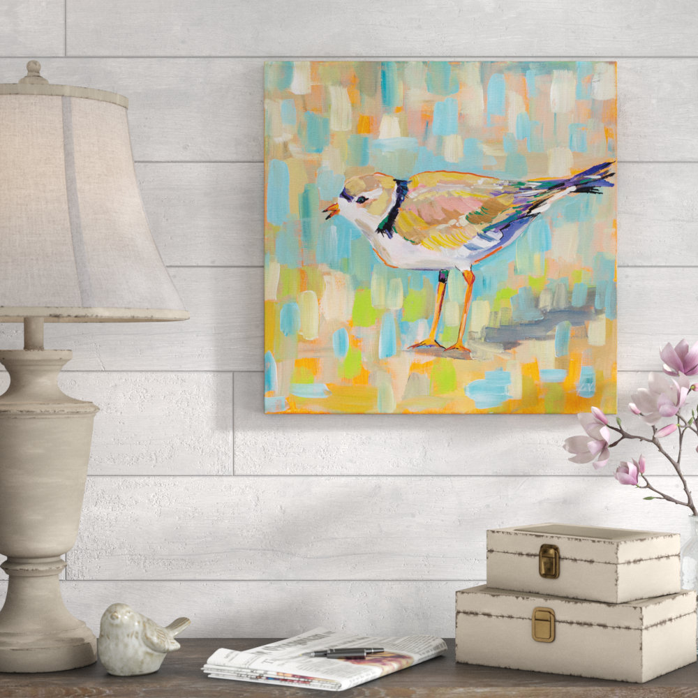 " Coastal Plover IV " by Jeanette Vertentes Painting Print Andover Mills™ 