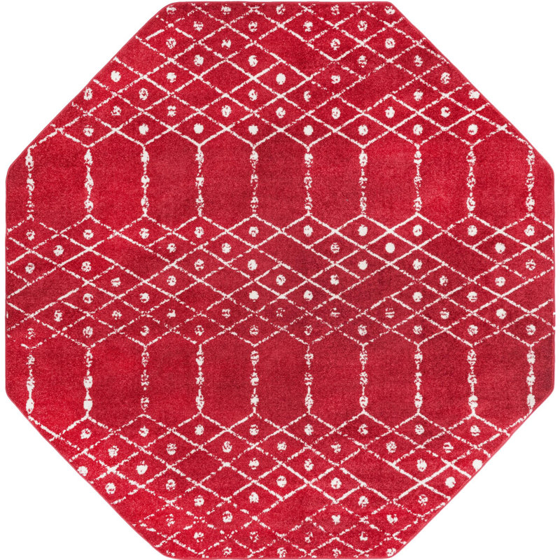 Brissa Abstract Indoor Rug, Octagon 7'10"
