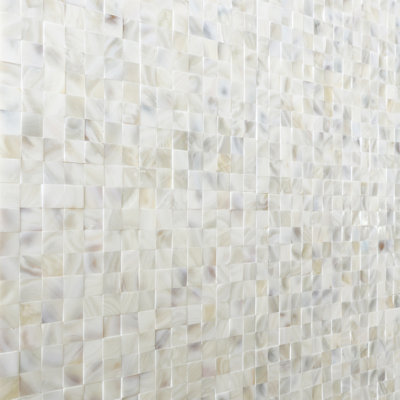 0.5'' W x 0.5'' L Natural Stone Peel and Stick Mosaic Tile