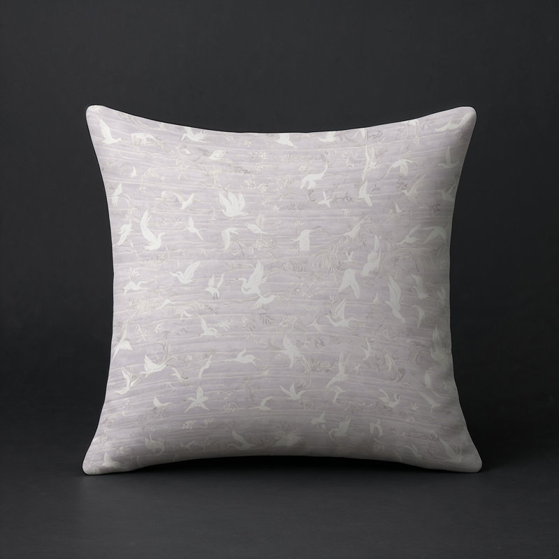 Coussin décoratif intérieur et extérieur Modern, Beige abstrait 24, Carré 20 po