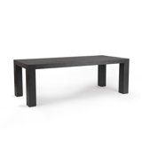 Kingston 89" Reclaimed Oak Wood Transitional Dining Table In Natural Tone