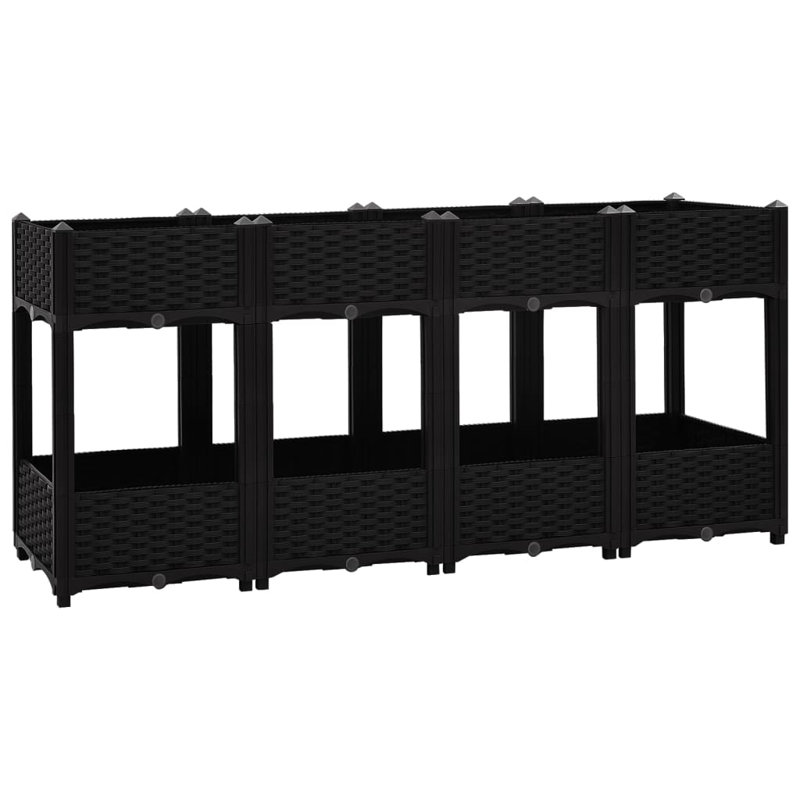 Rosharon Raised Garden Bed, Black