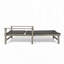Chaise longue en rotin PE