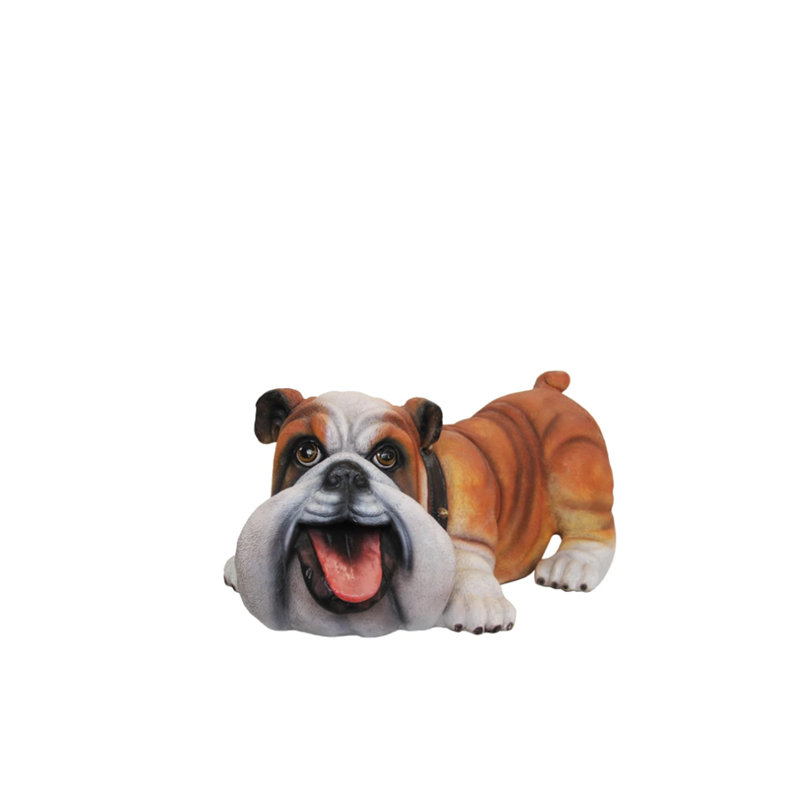 Comic Bulldog Life Size Statue