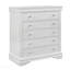 Commode blanche crocodile métallique