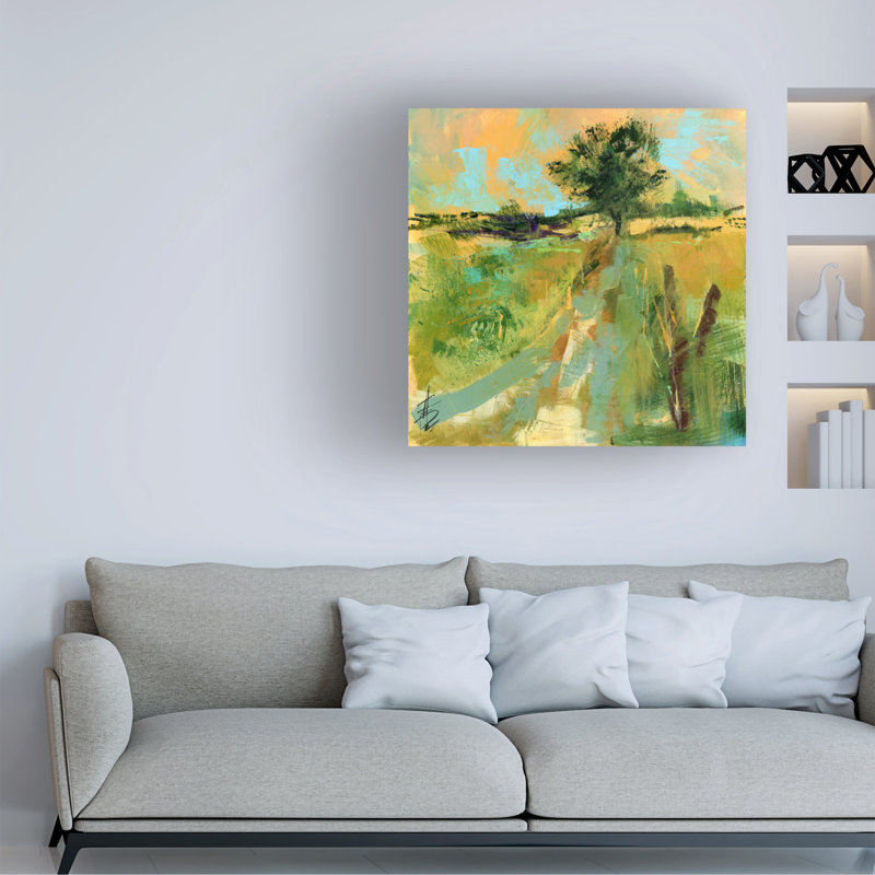 Art mural sur toile tendue - Anne Doyle «The Sky Aglow», décoration murale pour le salon, la chambre à coucher ou le bureau - 18 x 18