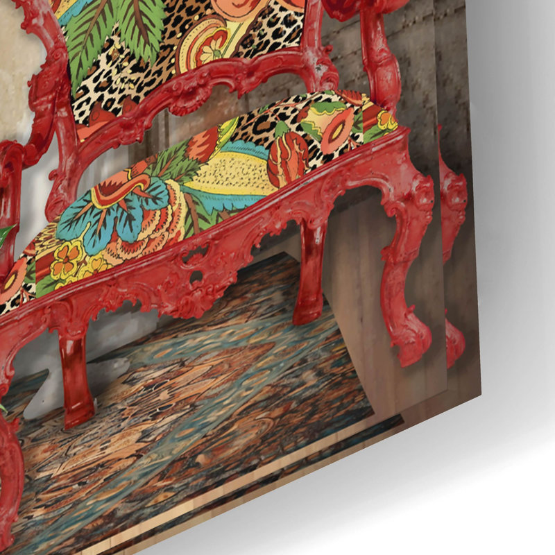 Art mural en verre Room Decor C 'par Jean Plout, H 16 po x l 24 po x P 0,2 po