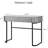 39" Mirrored Dressing Table With Stainless Steel Base, 2 Drawers-2033448734