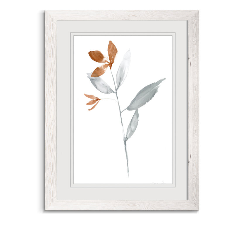 « simple radical ii »-cadre photo, reproduction d’art, Papier avec cadre blanc, H 44 po x l 32 po x P 1,25 po, Blanc