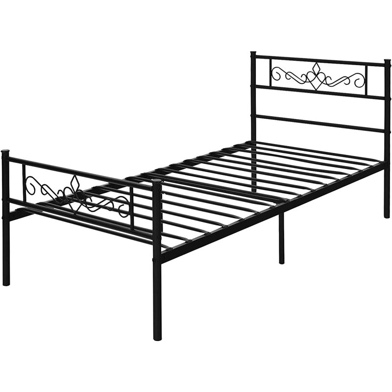 Asael UK Single - DE 90 X 190 Cm Metal Bed