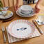 Catch Of The Day Paper Printed MDF Striped Placemat