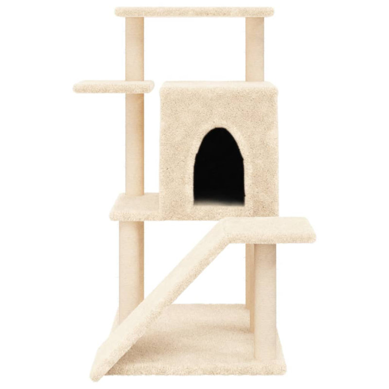 97 cm H Cat Tree / Condo, Cream