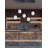 Peri 5 Light LED Linear Pendant - 37.5W - Matte Black Finish