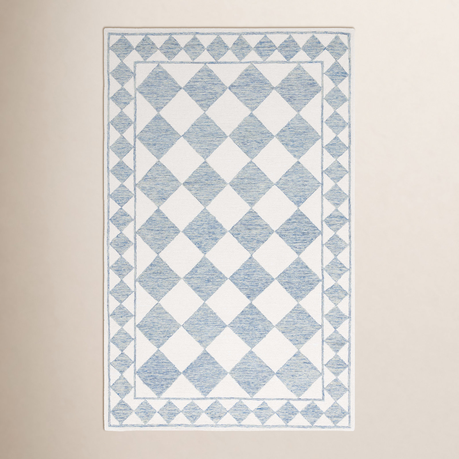 Claude Hand-Woven Geometric Rug, Rectangle 6' x 9'