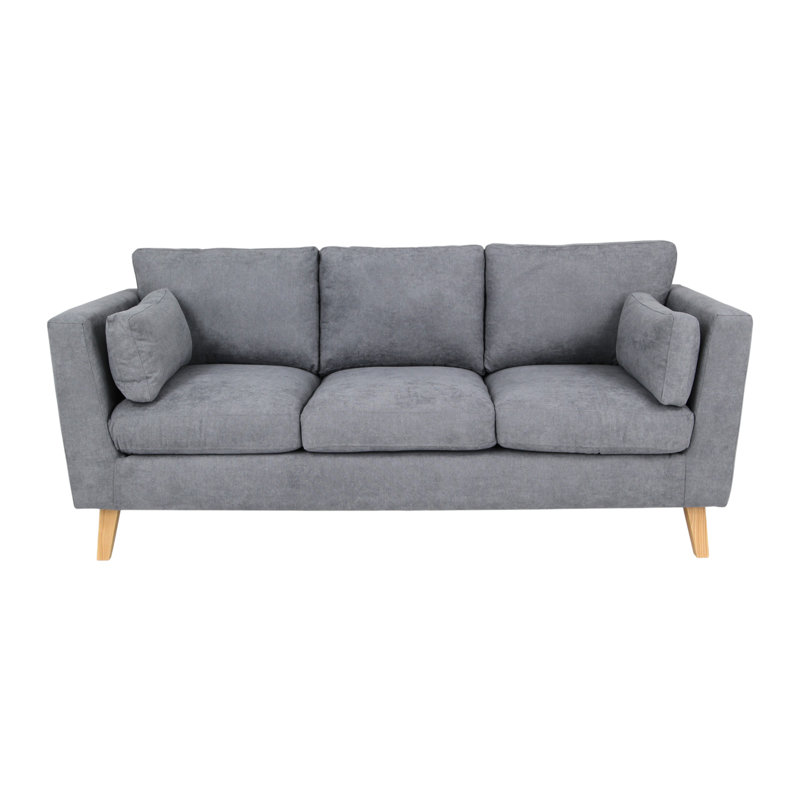 3 Seater Sofa & Chaise, Grey