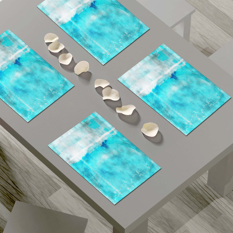 Napperon abstrait en polyester