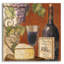  «Wine and Cheese Tustation 3» par Art Licensing Studio, art mural en verre acrylique, 12 po x 12 po