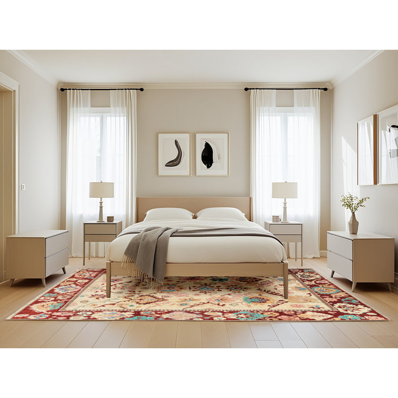 Tapis abstrait moderne 4332, Rectangle de 5 pi x 8 pi