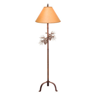 Pinecone 59'' Rust Traditional Floor Lamp
