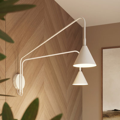 Nox Steel Flush Mounted Sconce