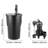 Sewage Pump System, 1/2 HP, 4800 GPH Cast Iron Sewage Pump with Basin Kit, 120 Volt Automatic Outdoor Water/Seepage Collection and Removal System with Vertical Float Switch, 2" Discharge, Black