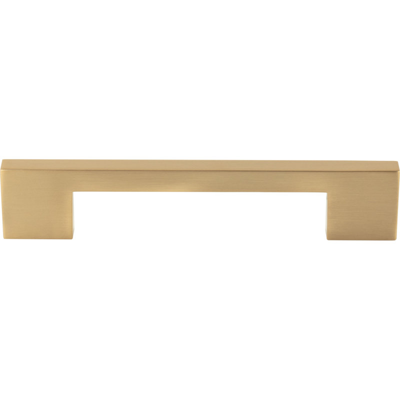 Linear 5" Center to Center Bar Pull, Honey Bronze