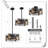 Museau Ceiling Fan with LED Lights