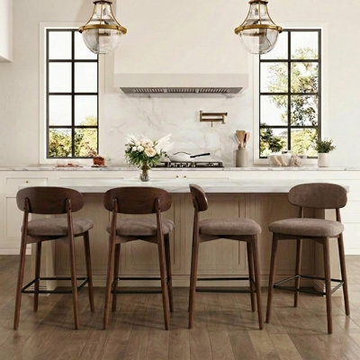 Solid Wood Counter Stool