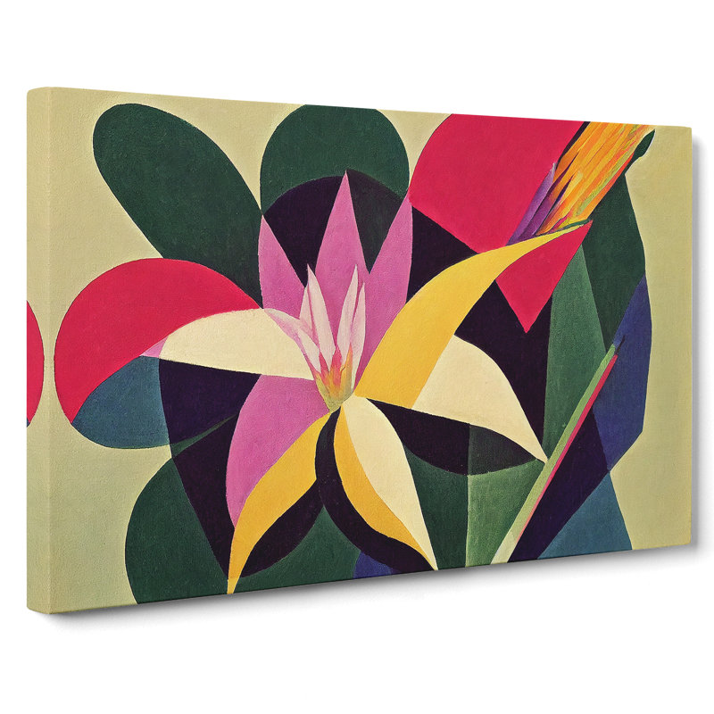 Bird Of Paradise Flower Abstract - Wrapped Canvas, 35cm H x 50cm W x 3cm D