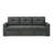 Fabric Upholstered Sleeper Sofa With Tufted Cushions