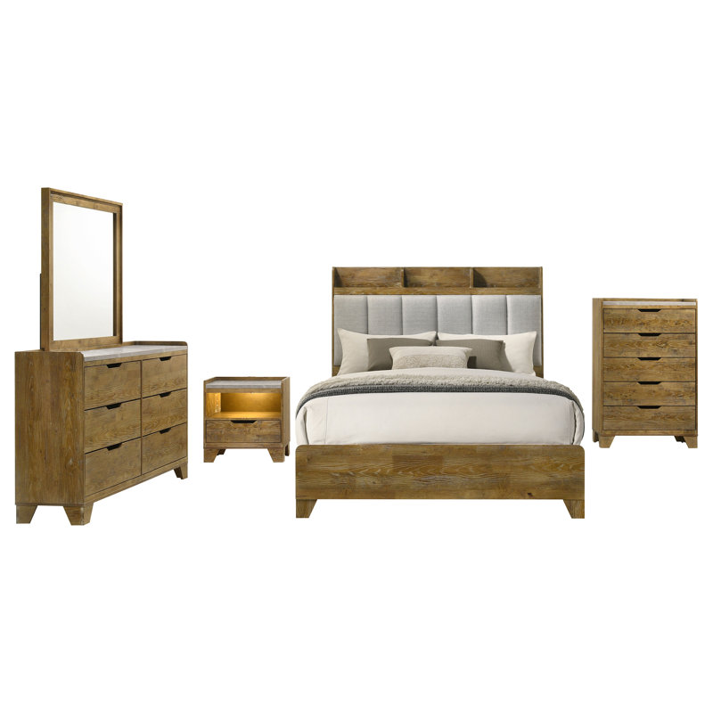 Ensemble de chambre avec très grand lit 5 pièces Henderson, Très grand