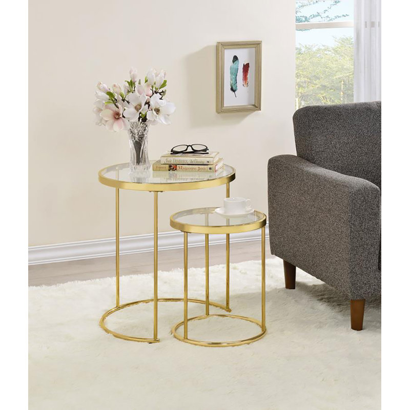 Ensemble de 2 tables gigognes Maylin