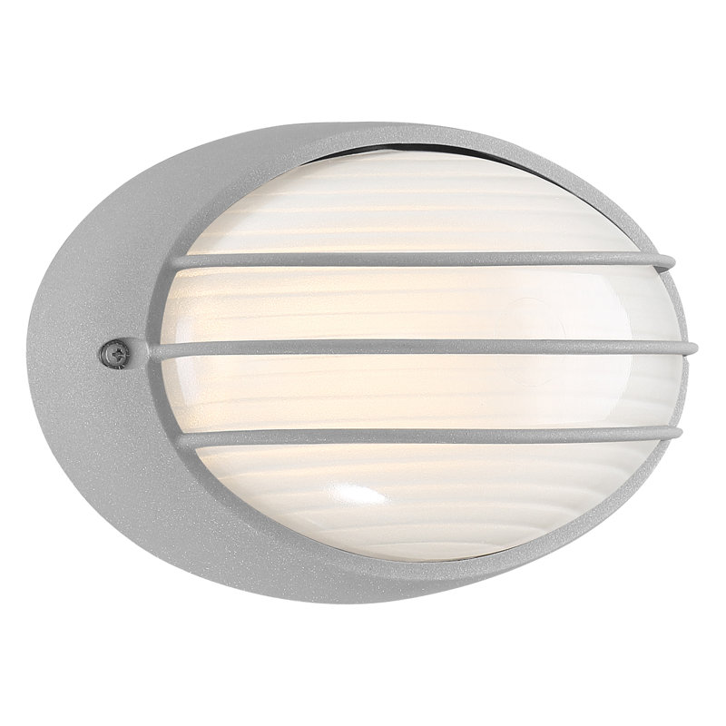 Cabo 1 - Bulb Outdoor Bulkhead Light, Satin